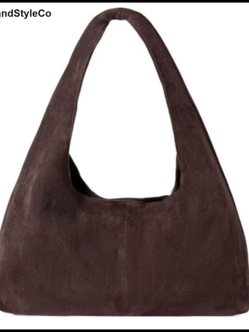 Women's Suede Tote Bag Crescent Shoulder Bag Hobo Handbag Underarm Purse Work